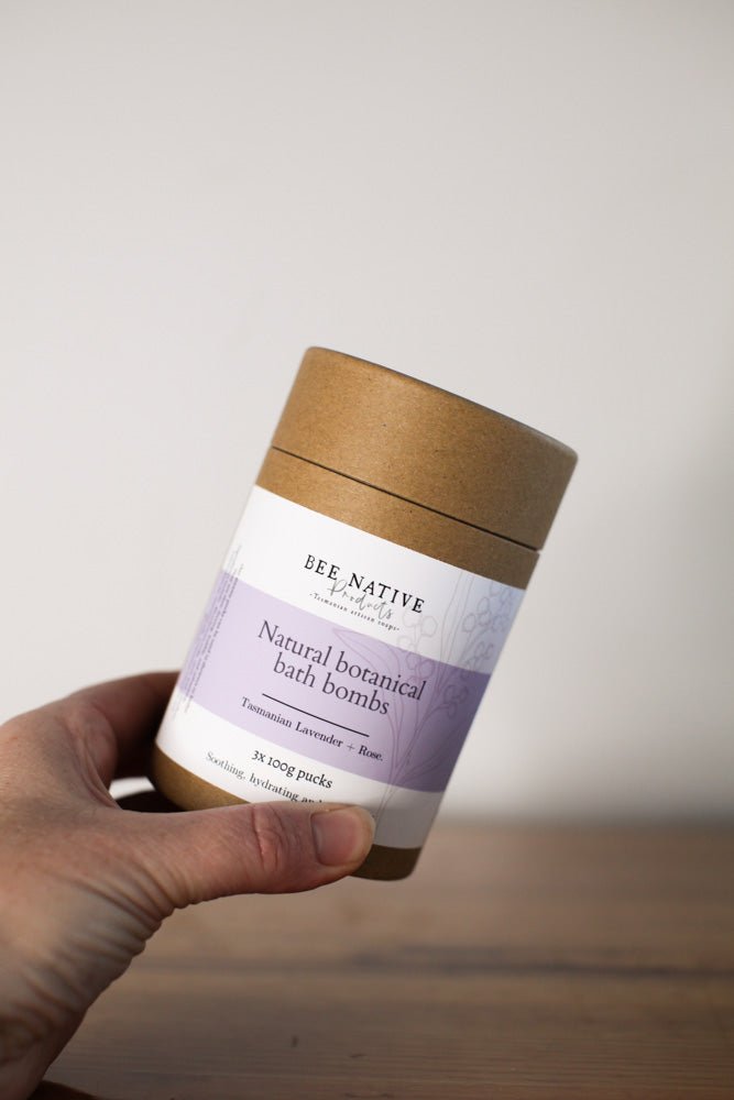Tasmanian Lavender - Botanical bath bomb - Bee Native