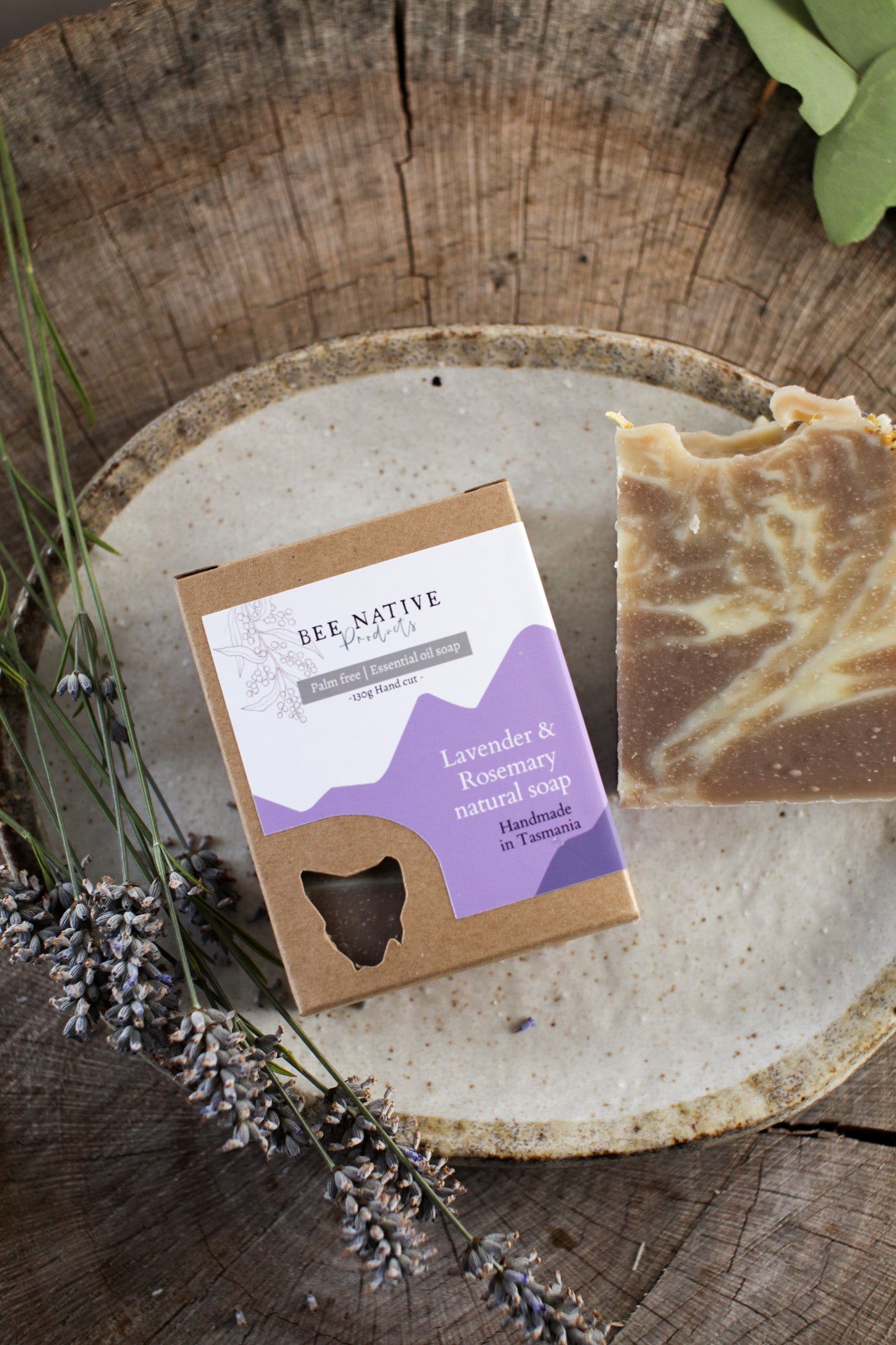 lavender rosemary - bee native soaps