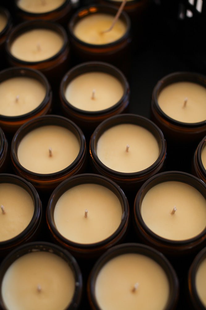 Geranium and mandarin soy candle - Bee Native