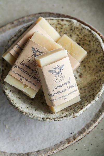 Lemon and honey guest soap - Bee Native