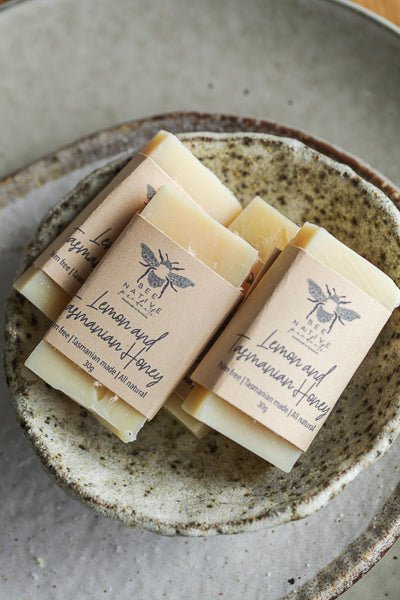 Lemon and honey guest soap - Bee Native