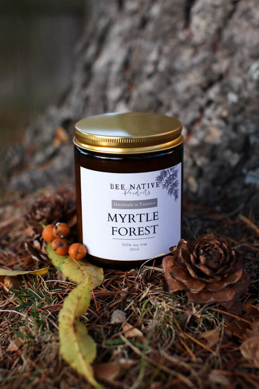 Myrtle forest soy candle - Bee Native