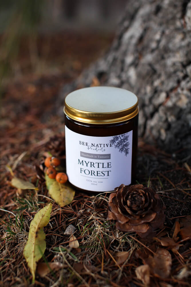 Myrtle forest soy candle - Bee Native