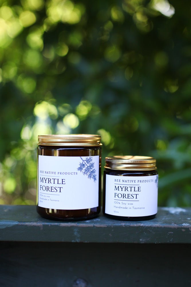 Myrtle forest soy candle - Bee Native