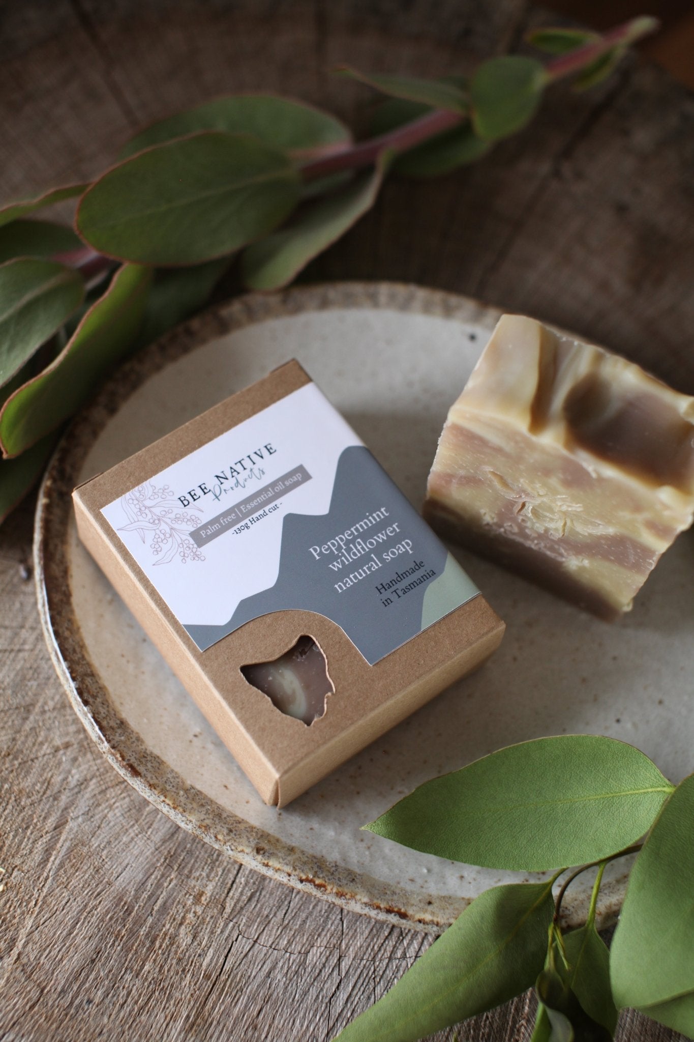 Peppermint Wildflower Natural Soap - Bee Native