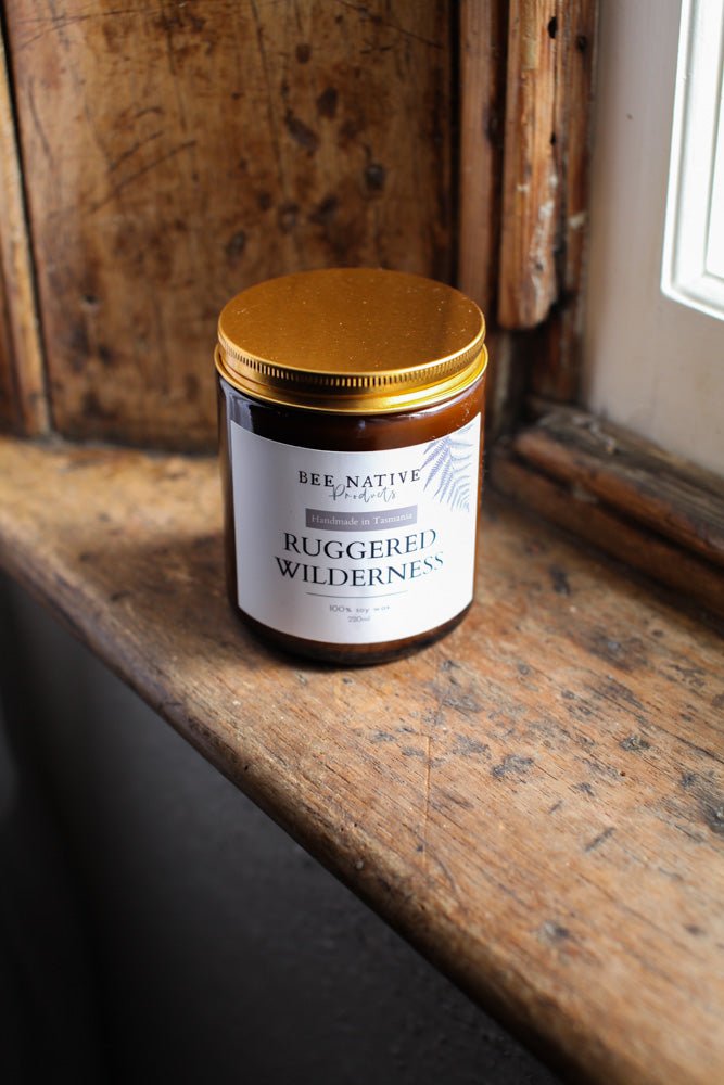 Rugged wilderness - natural soy candle - Bee Native