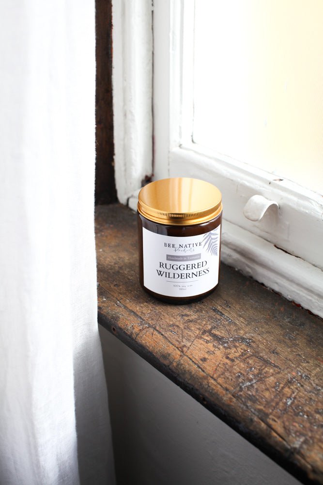 Rugged wilderness - natural soy candle - Bee Native