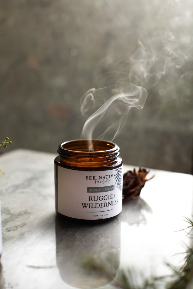 Rugged wilderness - natural soy candle - Bee Native