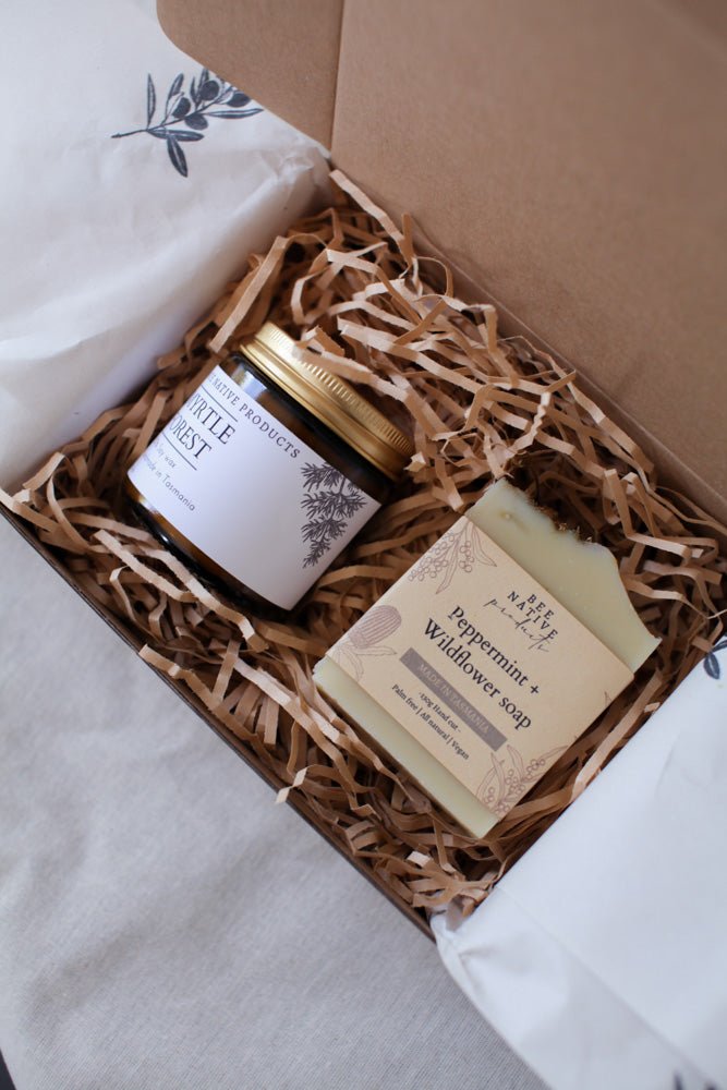 Soap and candle gift box - Bee Native