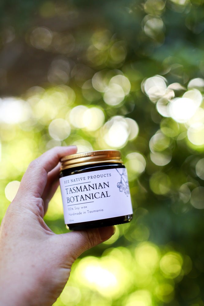 Tasmanian Botanical soy candle - Bee Native