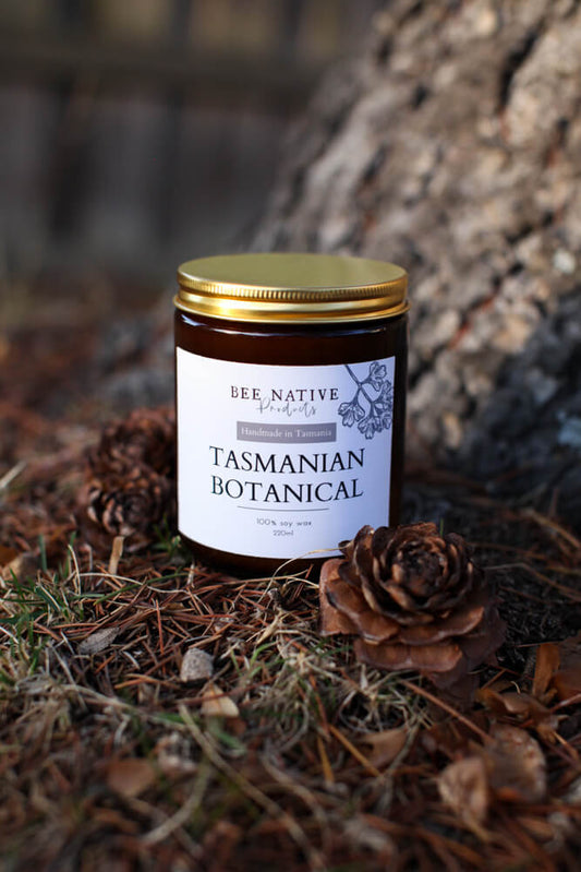 Tasmanian Botanical soy candle - Bee Native