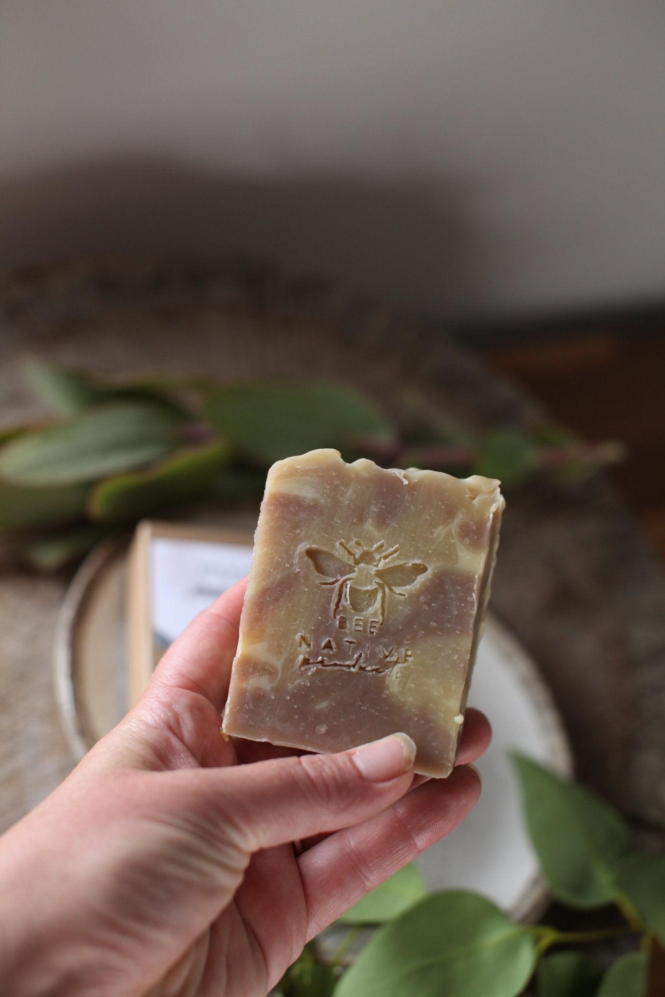 Peppermint Wildflower Natural Soap - Bee native products