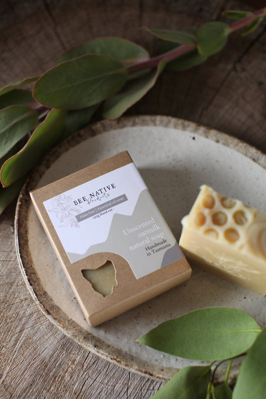 Pure oat milk soap bar - Bee native products
