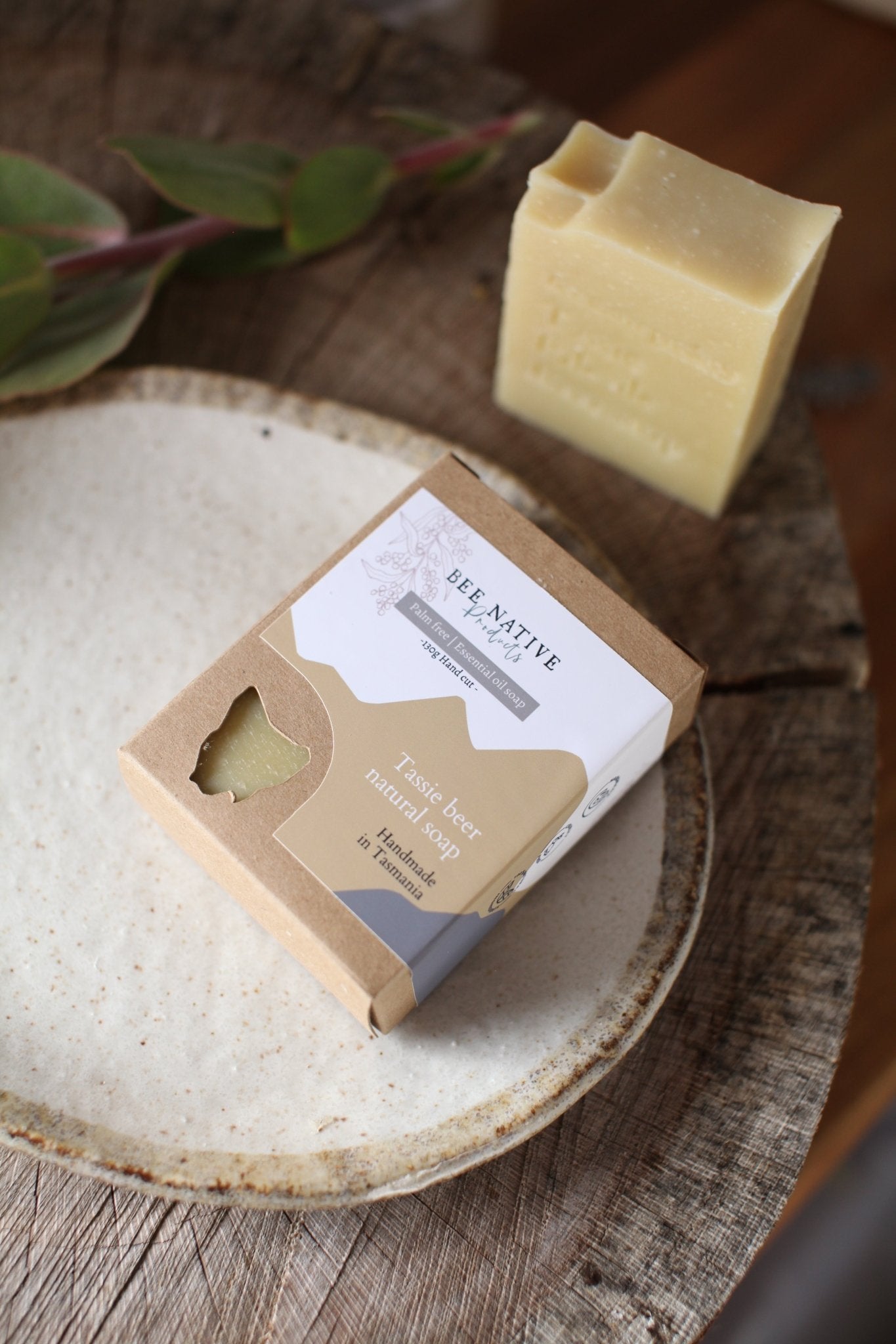 Tassie beer soap bar - Bee native products
