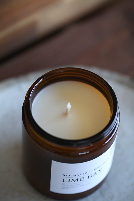 Wild lavender soy candle - Bee native products